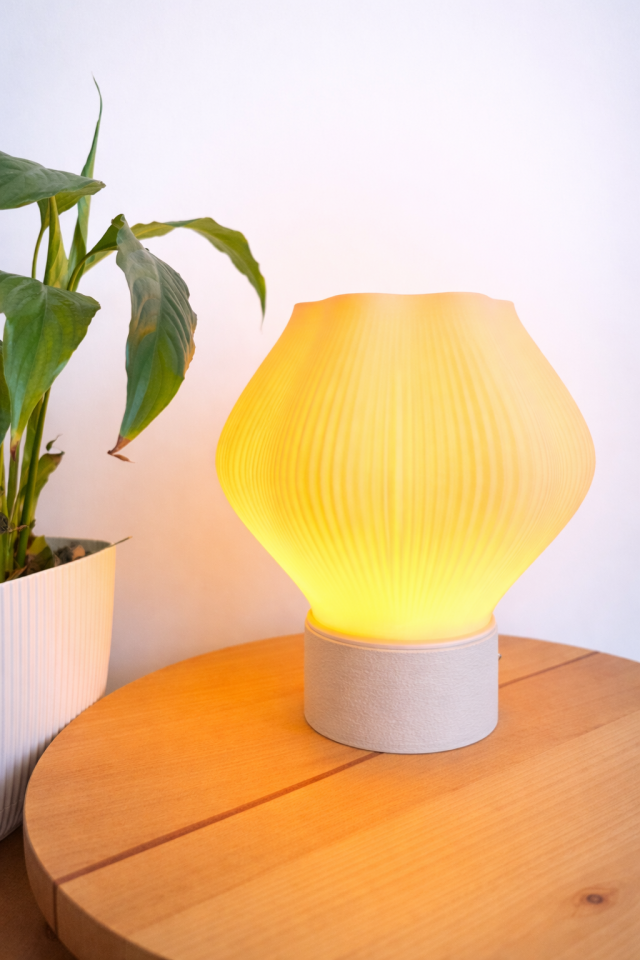 Vela Dekoratif Masa Lambası Taş Taban