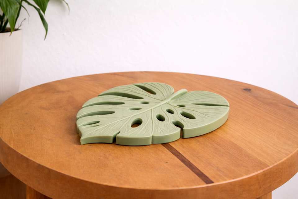 Monstera Leaf Anahtar ve Takı İçin Dekoratif Tepsi